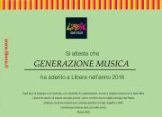 Generazione Musica aderisce a 